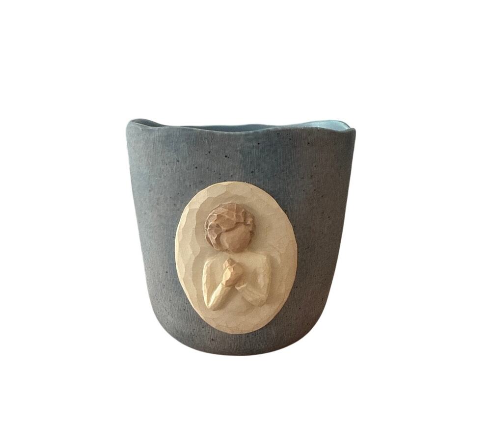 Willow Tree Wishes Warm Comfort Between Friends Porcelain Candleholder **New**